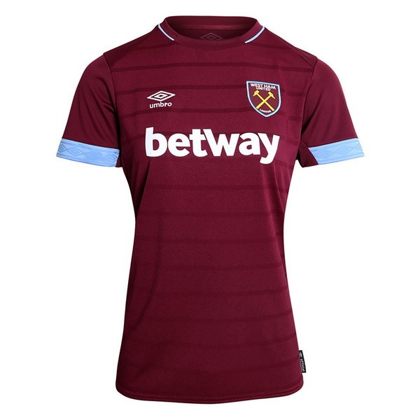 Camiseta West Ham United 1ª Mujer 2018/19 Rojo